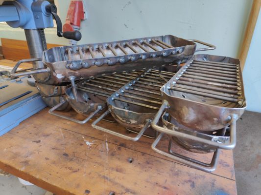 Feuerlöscher-Grillrost