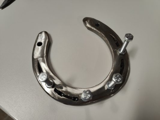 Hufeisen-Hakenleiste